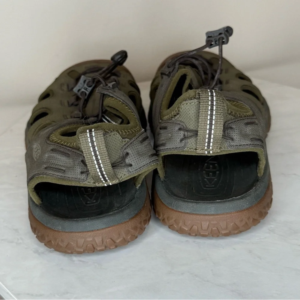 🔥KEEN Men's Green and Brown Outdoor Sandals Sz9🔥